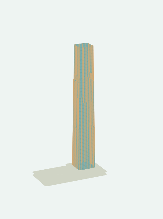S01 facade geometry from the submitted model