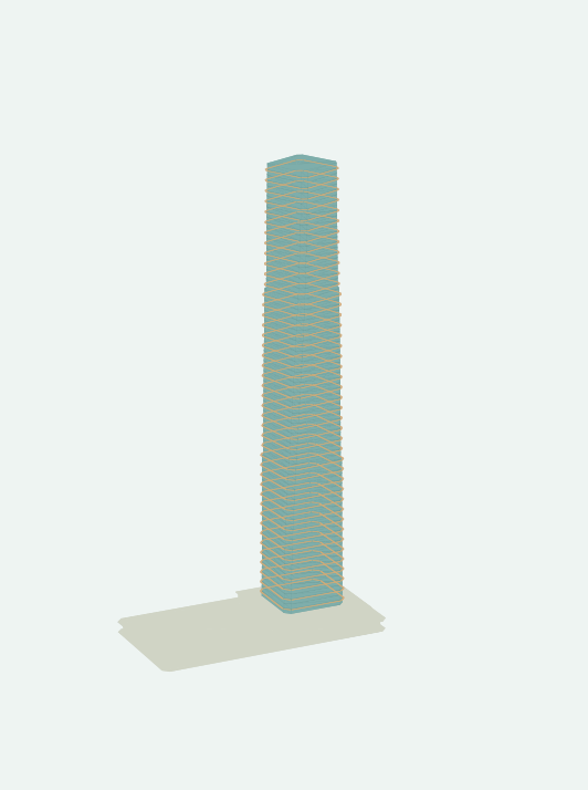 S17 facade geometry from the submitted model